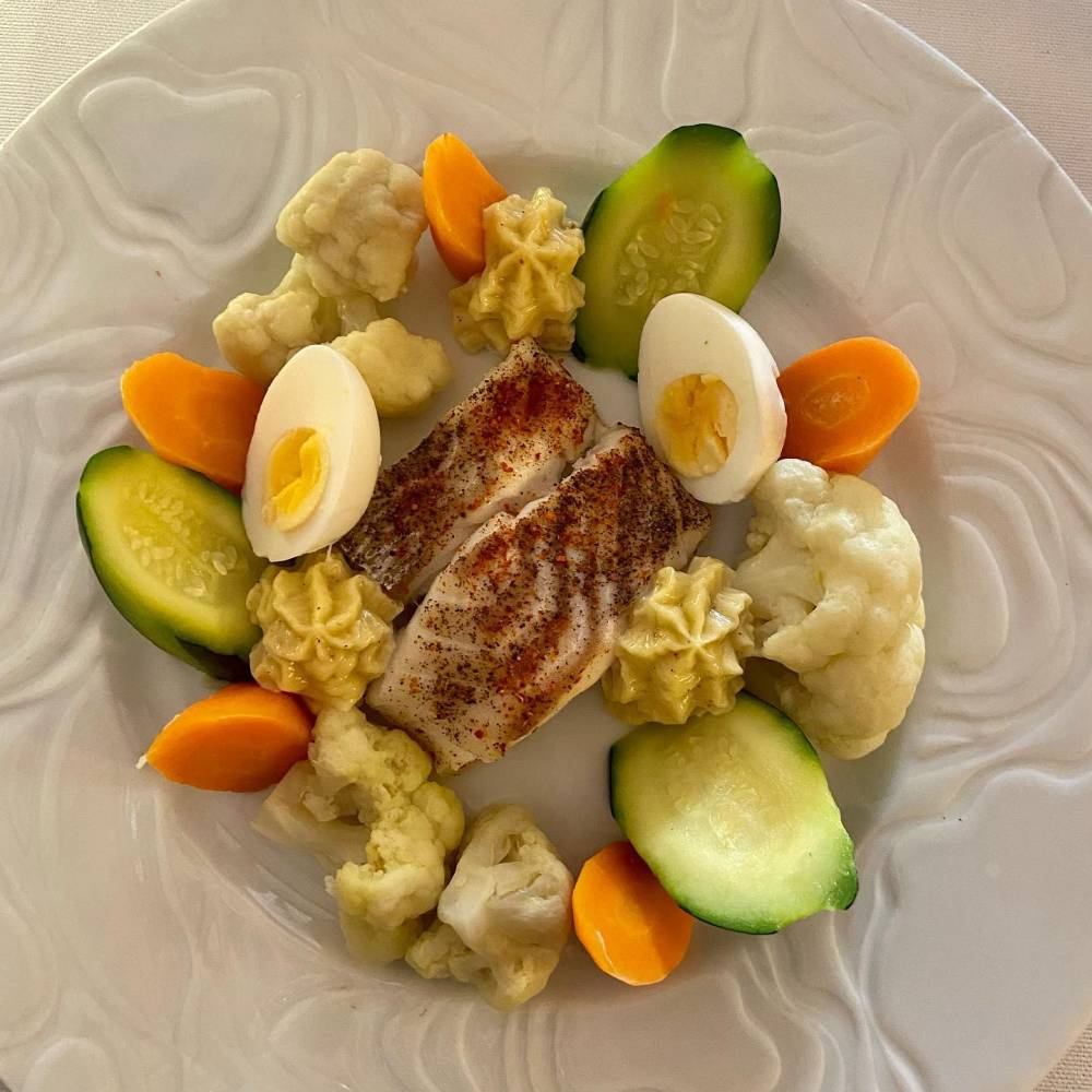 assiette de poisson